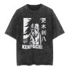 Cotton Thunter×hunter Hisoka Street Washed T Shirt Clothing