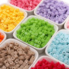 Colorful Acrylic Solid Color Three-dimensional Square Beads Loose String Handmade Diy