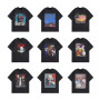 Cotton T-shirt West Coast Old Brand Unisex High Street Couple European and American Style