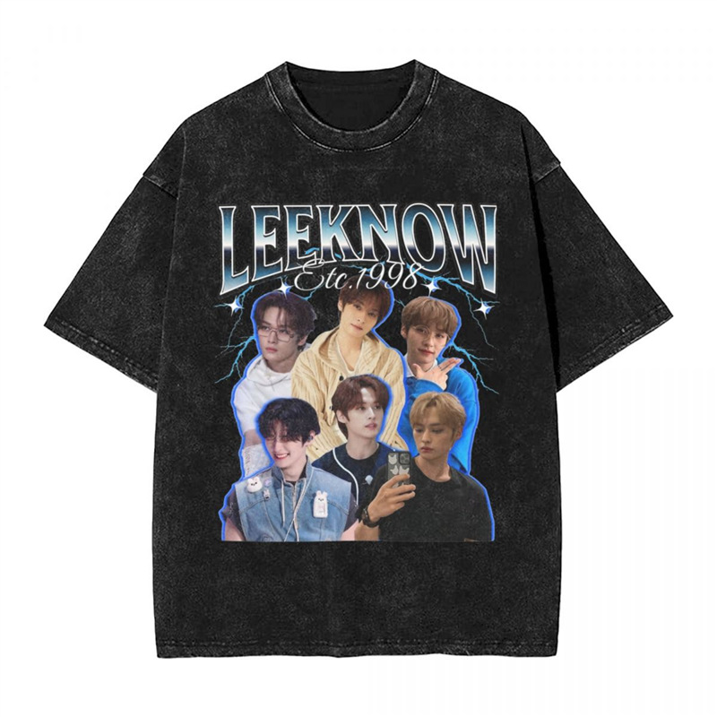 Cotton Tshirts-musicianknowleekpoptshirtkoreansinger-shortt