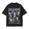 Cotton Tsuguru Geto Anime Girl Dinner Merch Washed T Shirt M
