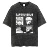 Cotton Tmen Oversized T-shirts Washed Vintage Harajuku T-shir