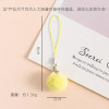 Colorful Sweet Plush Fluff Ball Mobile Phone Rope Diy Handmade Pendant Case Bag Jewelry