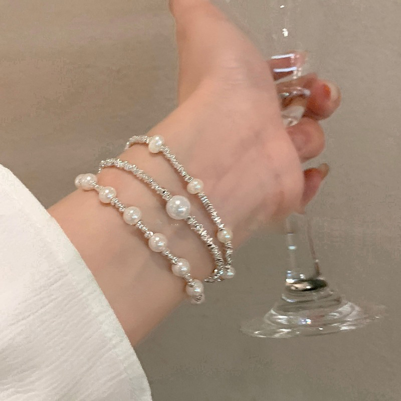 [cheap Deal] Two Worlds Bracelet Lotus Heart Lucky Beaded Niche Ins