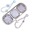 Acrylic Solid Color Transparent Ab Round Beads Handmade Diy Bracelet Necklace Jewelry