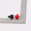 19*23mm Color Solid Five-pointed Star with Hanging Holes Loose Beads Diy Handmade