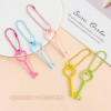 Creative Ins Alloy Love Key Bead Chain Versatile Bag Key Bestie Couple Gift Pendant