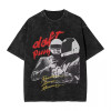 Specially Designed for Daft Punk Vintage Washed 2d T Shirt Hip Hop Harajuku