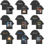 Cotton Twashed Vintage Rapper Quevedo Tour 2025 T Shirts Men