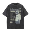 Cotton Twashed Vintage Frank Hip Hop Tshirt Ocean Oversized T