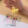 Colorful Pagoda Braided Rope Mobile Phone with Lobster Buckle Diy Material Jewelry