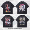Anime Vintage Y2k Short-sleeve Printed Shirt Oversized T-shirt Washed T-shirt Unisex