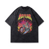 Cotton T Short-sleeved Oversize Shirt for Men and Women American Small Half-sleeved