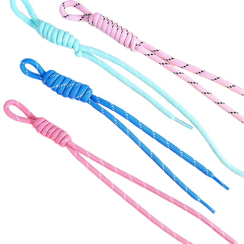 Personalized Ins Trend Colorful Lace Double-strand Rope Pendant Diy Handmade Bag Mobile