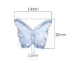 14x12mm Glass Swallowtail Butterfly Beads Hand-strung Handmade Diy Bracelet Necklace