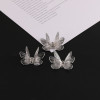 National Style Hollow Three-dimensional Double-layer Butterfly Metal Accessories Diy