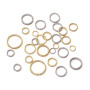 Stainless Steel Open and Closed Single Ring Pendant Bag Connection Handmade Diy Jewelry
