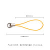 Colorful Polyester Single Circle Mobile Phone Rope Building Block Key Chain Spring Buckle