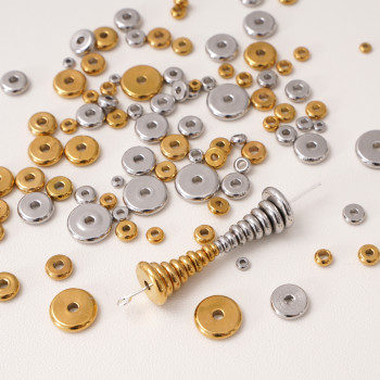 Color-preserving 18k Gold-filled Spacers, Loose Beads, Diy Jewelry Accessories