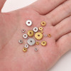 Color-preserving 18k Gold-filled Spacers, Loose Beads, Diy Jewelry Accessories