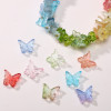 Glass Transparent Color Butterfly Handmade Ancient Style Headband Hair Accessories Diy
