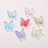 Glass Transparent Color Butterfly Handmade Ancient Style Headband Hair Accessories Diy