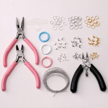 Novice Mobile Phone Chain Material Package Positioning Beads Double Circle Buckle String