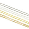 14k Gold-filled Color-preserving Flat Single Buckle Chain Brass Side Universal Loose Diy