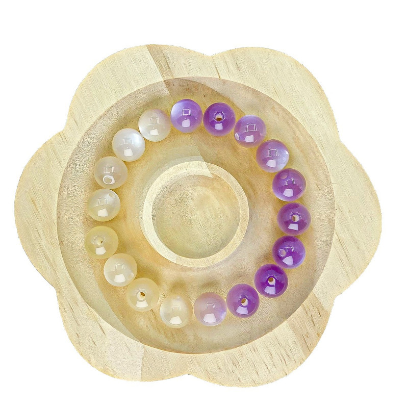 Color-changing Beads Uv Light-changing Resin Cat's Eye Diy Jewelry Beaded Bracelet Glass