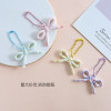 Colorful Small Fresh Pattern Bow Bead Chain Diy Decorative Bag Mobile Phone Case Keychain