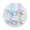 Colorful Small Fresh Pattern Bow Bead Chain Diy Decorative Bag Mobile Phone Case Keychain