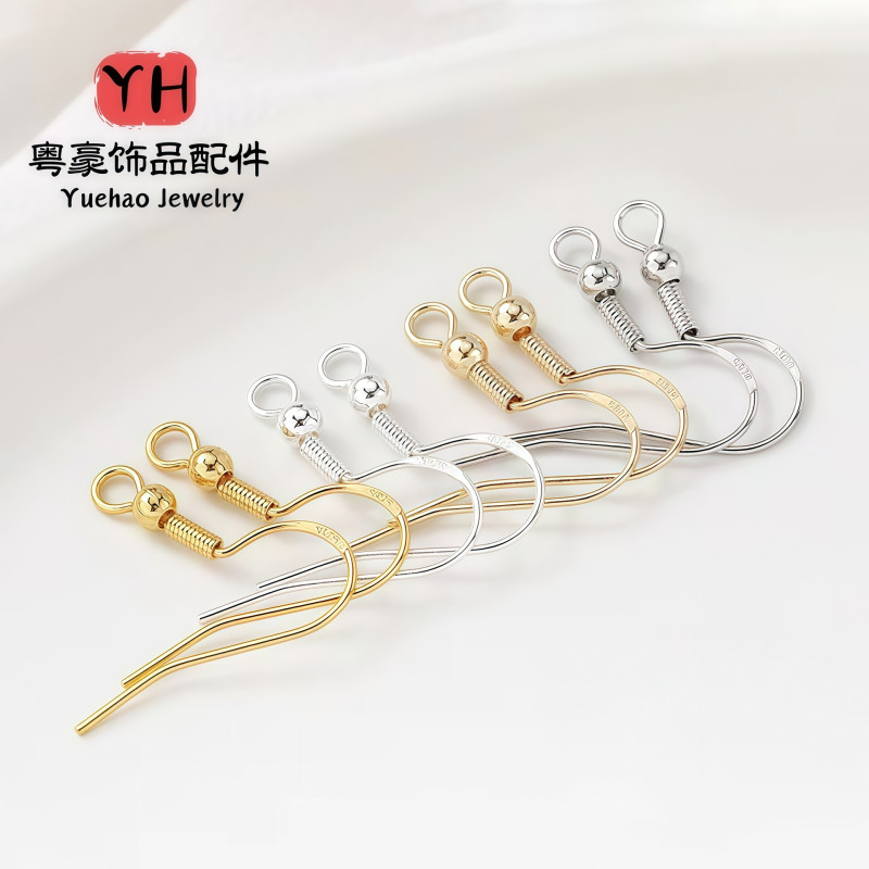 14/18k Gold-filled Color-preserving Ear Hooks Diy Earrings with Beads Earring Real Gold