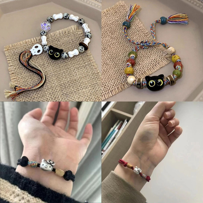 Summer Colorful Dopamine Bracelet Light Luxury Niche High-end Beaded Hot Style