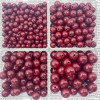 Raw Ore Cinnabar Round Beads Style Handmade Loose Batch Diy Jewelry Cultural Toys Hand