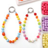 8mm Acrylic Spray Paint Oblique Section Fat Square Beads Handmade Diy Bracelet Necklace