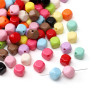8mm Acrylic Spray Paint Oblique Section Fat Square Beads Handmade Diy Bracelet Necklace