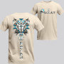 Specially Designed for Cotton Ariat T-shirt, Western Tribal Bull Skull Graphic