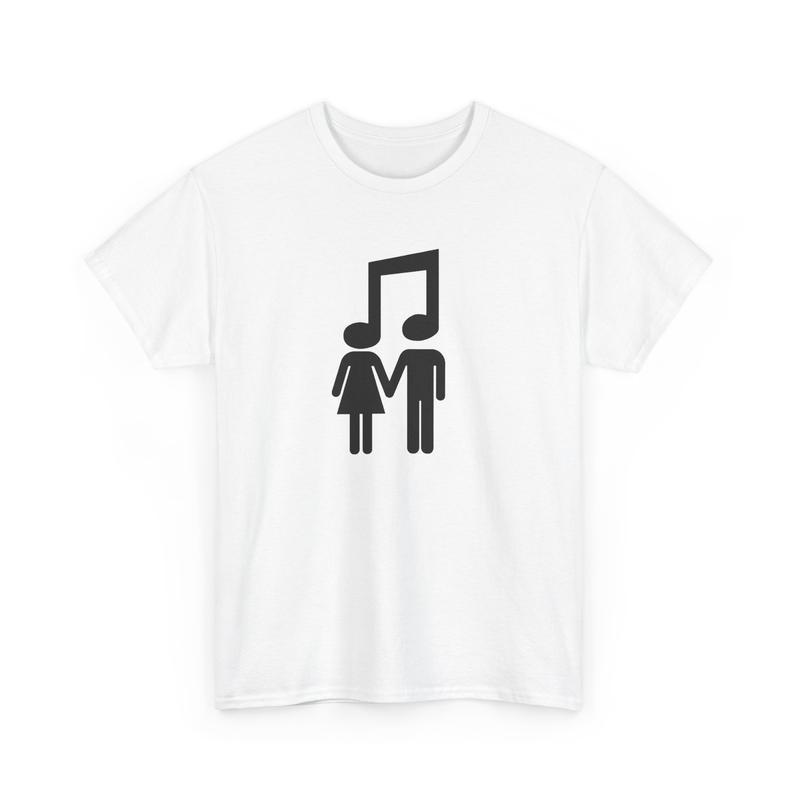 Specially Designed for Cotton Music Connects People Unisex Heavy Tee, Mus