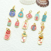 Ancient Gold Color-preserving Oil Dripping Blessing Pendant Diy Handmade Jewelry