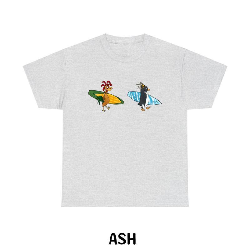 Specially Designed for Cotton Cody Maverick & Chicken Joe Surfs Up Unisex T-shir