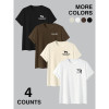 Specially Designed for Cotton Round Neck Short Sleeve T-shirt Regular Fit Casual