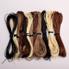 Hot Selling Direct 0.8-1.5mm Korean Wax Wire Wax Rope Necklace Bracelet Leather Diy Hand