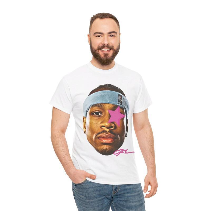 Allen Iverson Inspired Vintage Graphic T-shirt 90s S