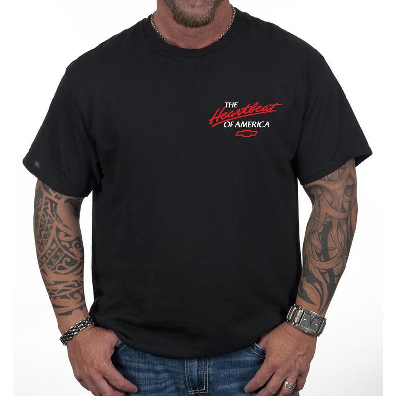 Specially Designed for Cotton Old School Legend Tee Red Chevy'never Outclassed'