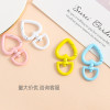 Candy Color Love Keychain Rotatable Spring Ring Luggage Mobile Phone Chain Doll Diy