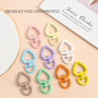 Candy Color Love Keychain Rotatable Spring Ring Luggage Mobile Phone Chain Doll Diy
