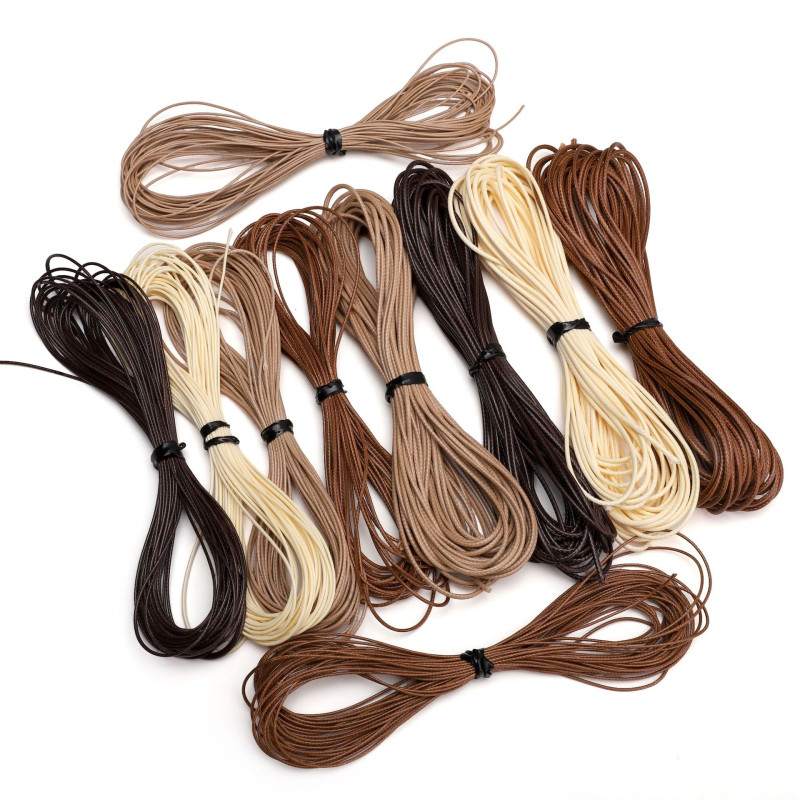 0.8-1.5mm Korean Wax Rope Beaded Bracelet Necklace Mobile Phone Chain Decorative Wire Diy