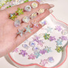 Glass Electroplated Ab Starfish Beads, Shells, Small Fish Loose Handmade Diy Bracelets