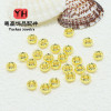 Color-preserving 14k Gold-filled Wheel Beads Spacer Abacus Disc Diy Bracelet Necklace