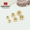 Color-preserving 14k Gold-filled Wheel Beads Spacer Abacus Disc Diy Bracelet Necklace